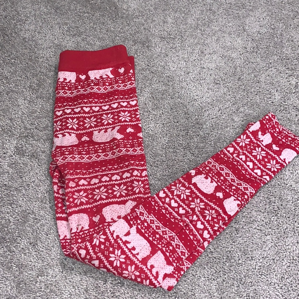 Warm winter cozy leggings